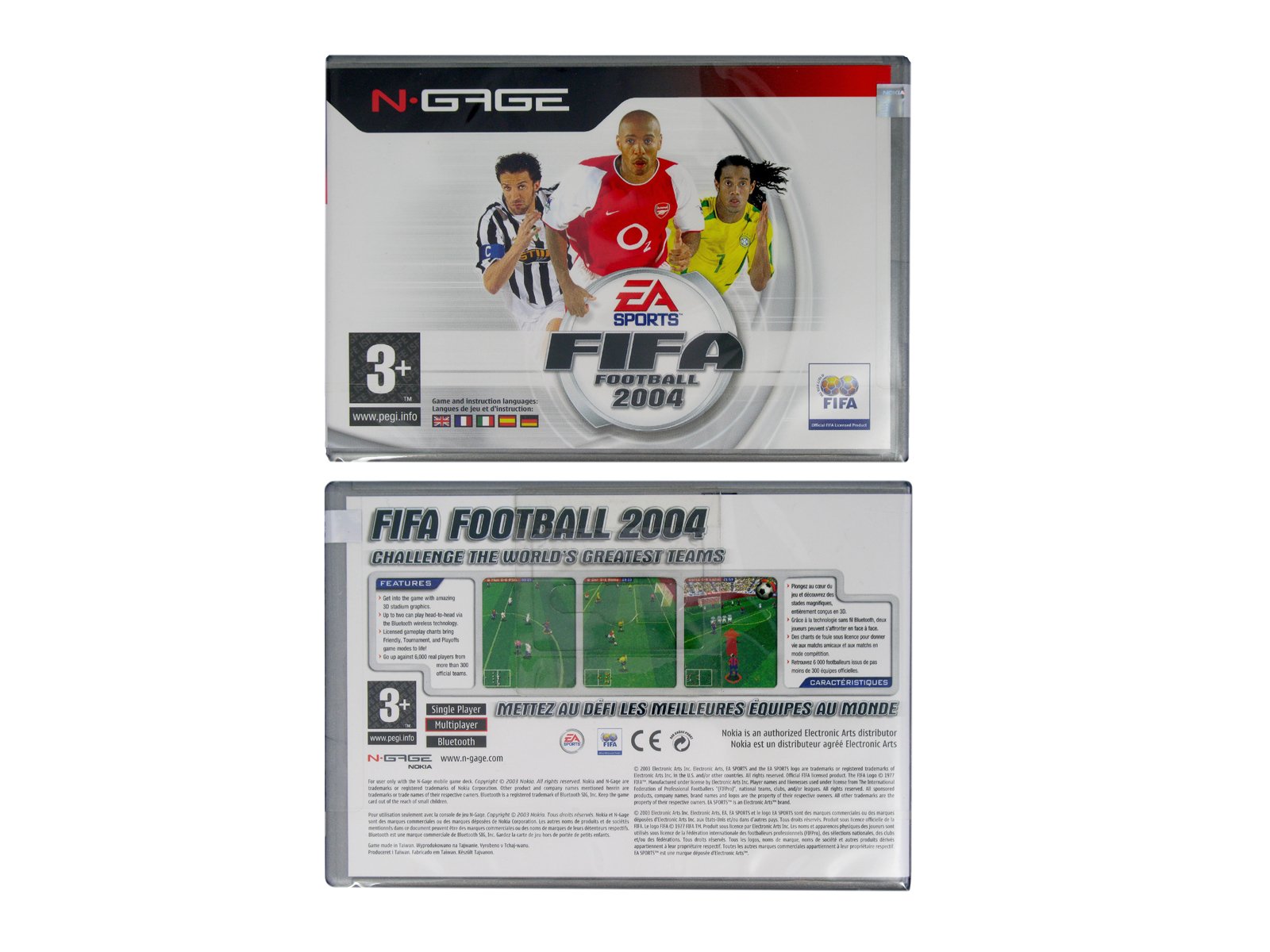 Ficha Técnica de FIFA Soccer 2004 para Nokia N-Gage | Museo del Videojuego
