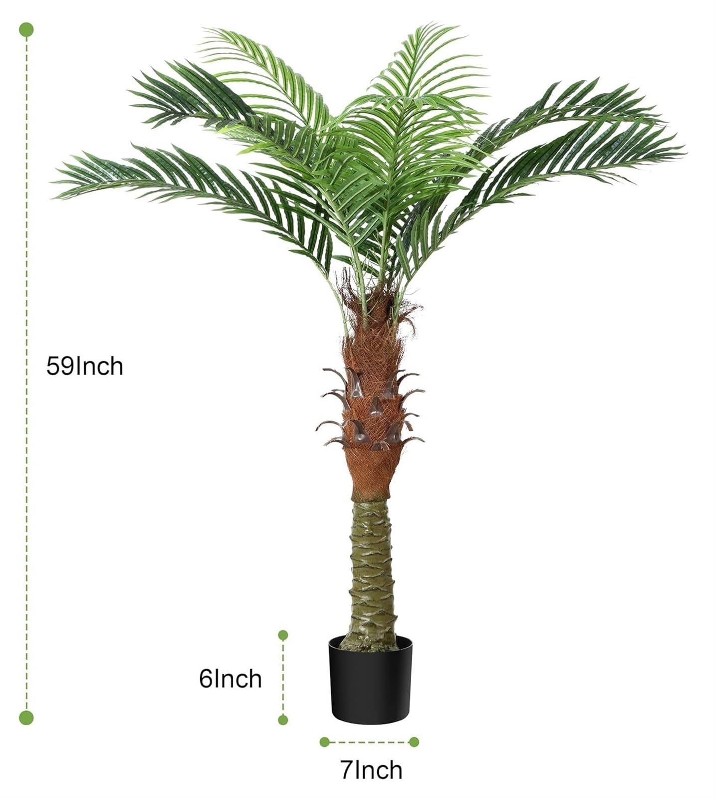 Amazon｜人工観葉植物 フェイクグリーン 大型 造木 人工ヤシの木