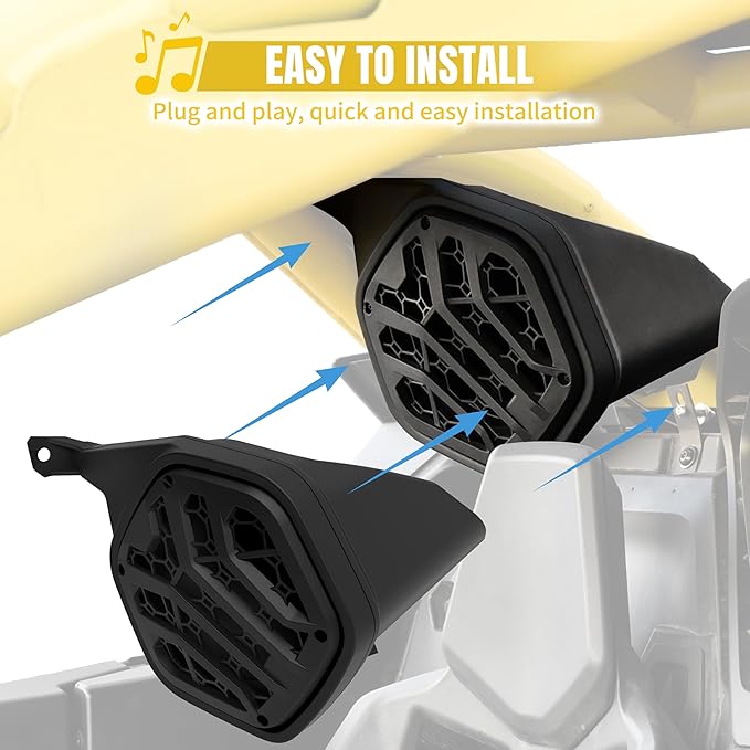 Cajas Traseras para Altavoces Can Am Maverick R 2024+ miniatura 6