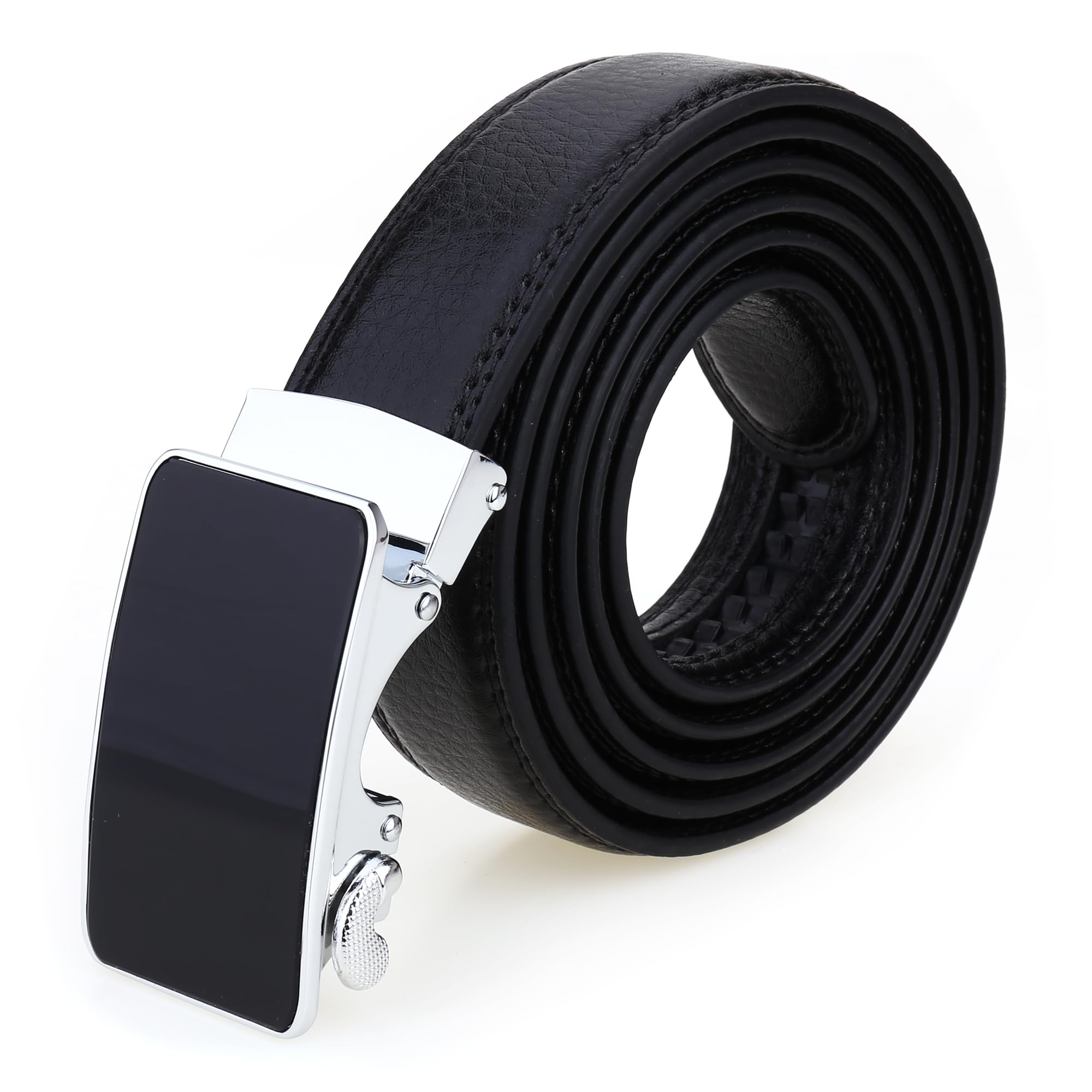 lightstar Womens Small Style Belt Leather Ratchet Dress Belt with Sliding Adjustable Buckle 1 1 4 inches Width