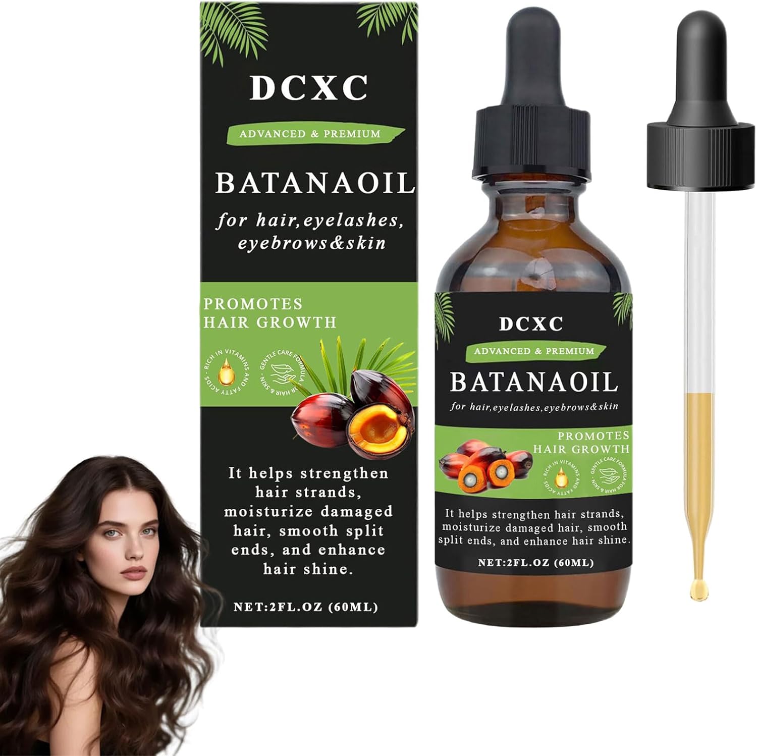 DCXC Batana Oil for Hair Growth Organics Pure Batana Hair Oil 100% ...