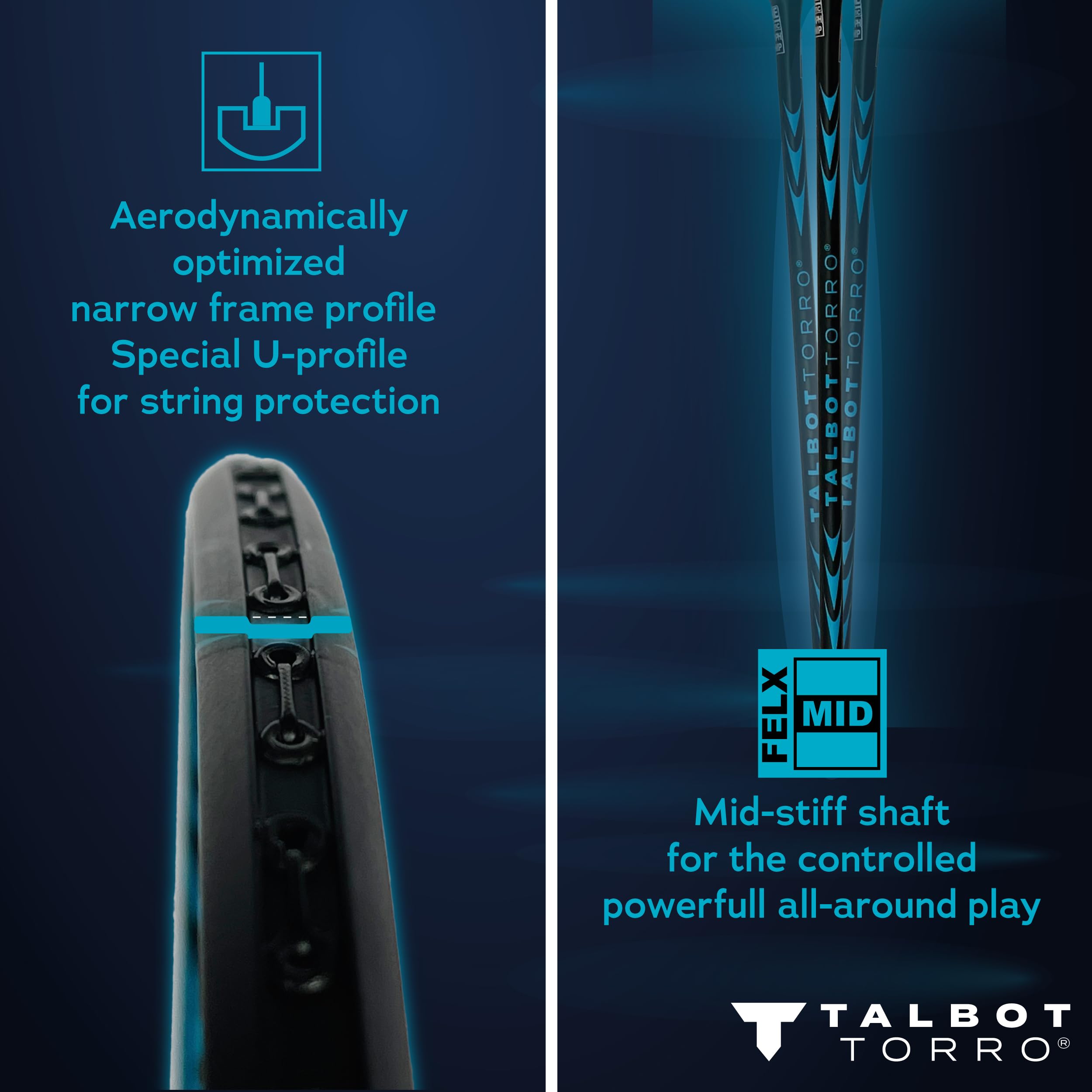 Talbot Torro Badmintonset 2 Attacker