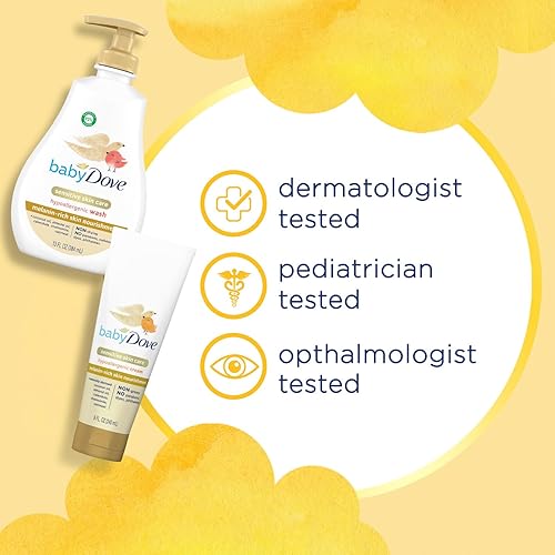 Miniatura 4 de Dove Jabón corporal y loción para el cuidado de la piel rico en melanina, hipoalergénico, adecuado para recién nacidos