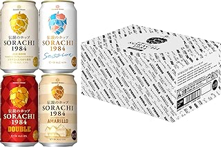 [Amazon限定ブランド]  サッポロ Innovative Brewer SORACHI1984 4種飲み比べセット [ クラフトビール  6   日本  350ml×12本 ]