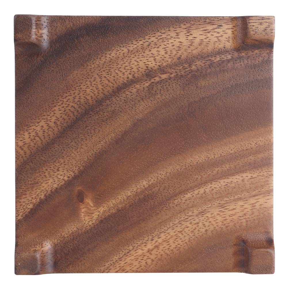 Walnut Square Teapot Mat Heat Insulation Coaster Tea Accessories for Home Living Room and Tea Room