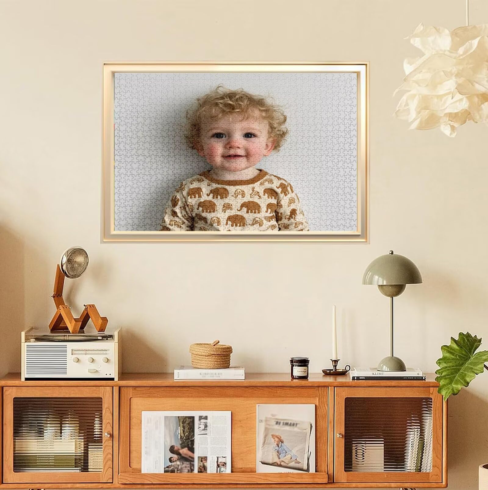 Puzzle Personalizado con Foto, Personalizada Rompecabezas Personalizado Diseña tu Logo Foto o Texto, Personalizado Navidad Halloween San Valentín Parejas Niños Familia Amigos h-2061