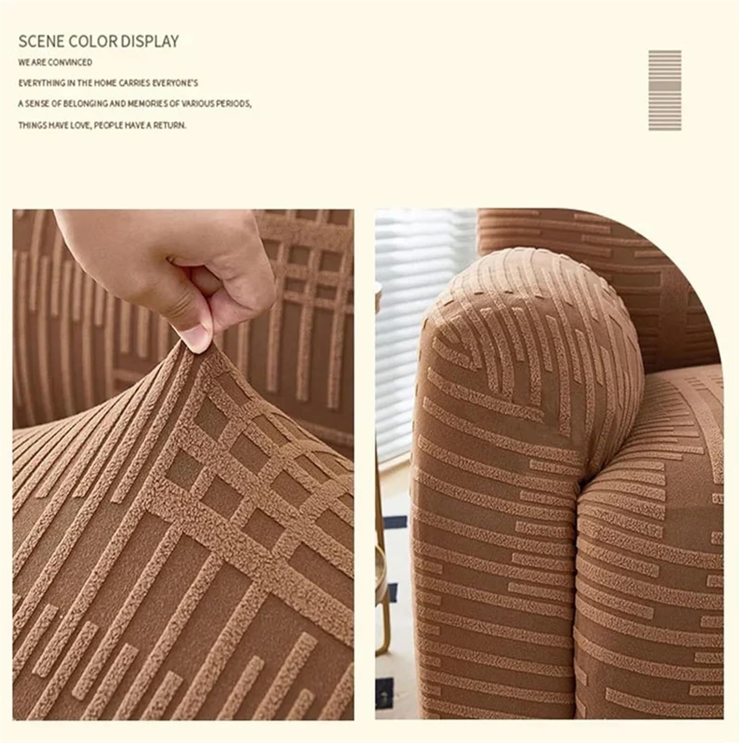 Konsilsa 1 Seater Stretch Recliner Sofa Covers for Living Room 4 Pieces Reclining Chair Cover Jacquard Armchair Covers Stretch Couch Slipcovers (Color : A5 Recliner Cover)