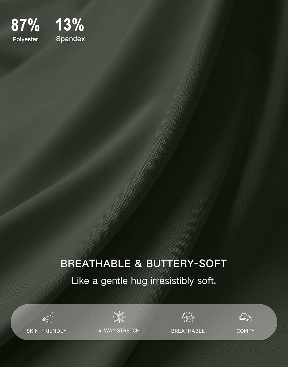 G Gradual Women's Capri Pants with Pockets High Waist Yoga Pants Wide Leg Workout Summer Pants for Casual, Travel, Exercise - Image 4