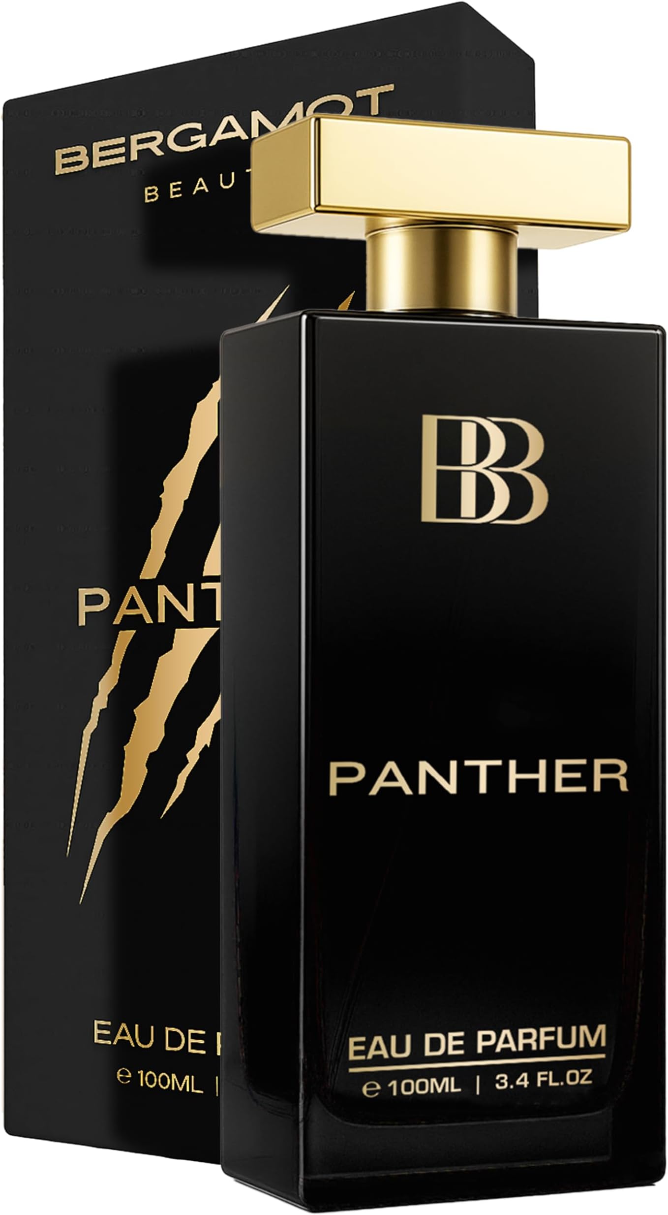 Bergamot Beaute Panther Eau De Parfum Men | Perfume For Man 100ml | Premium Long-Lasting Fragrance | Best Perfume for Men with Patchouli and Musky | Gift For Him