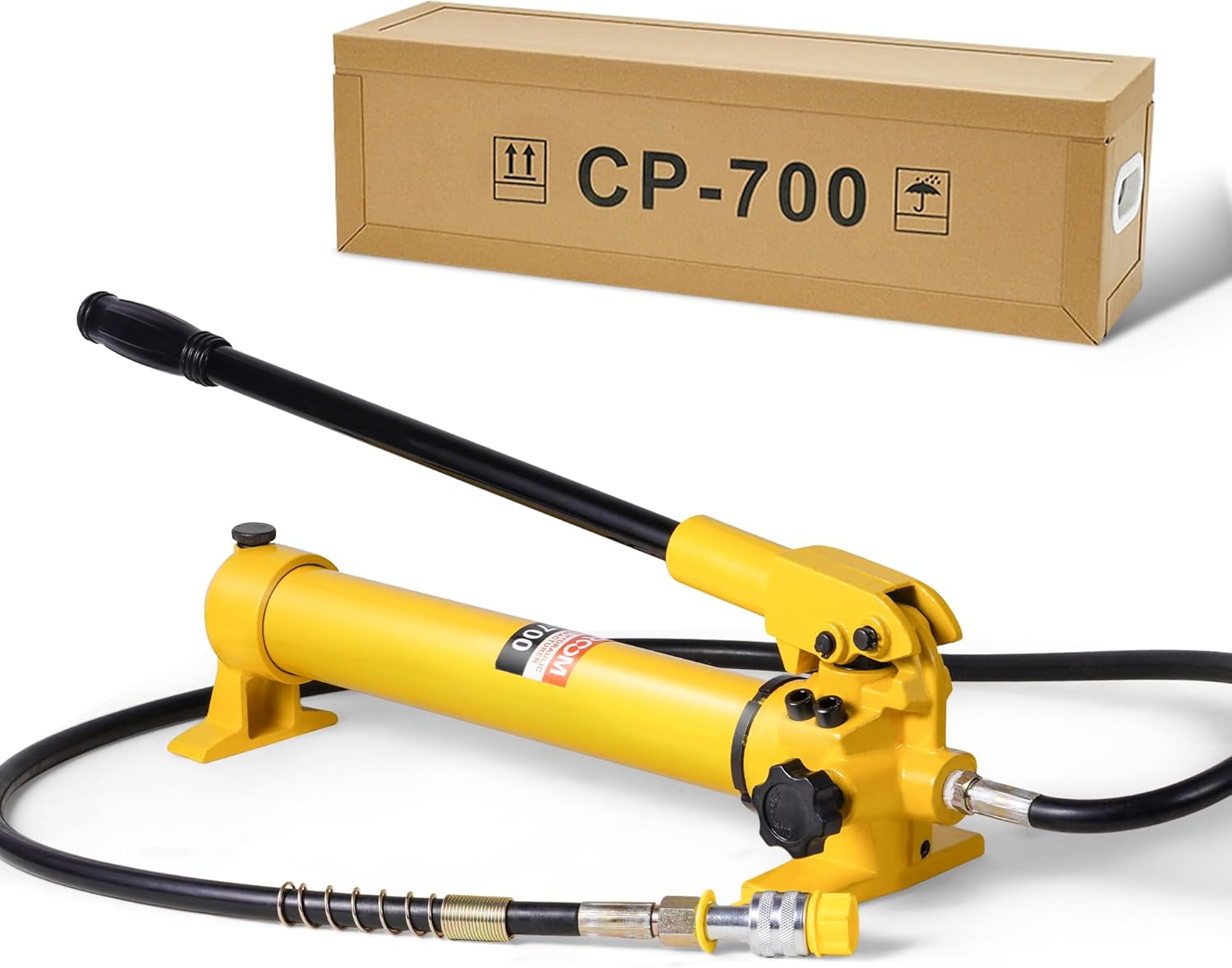 CP-700 Hydraulic Hand Pump,Hand Operated Pump Suitable for Separate Hydraulic Tools