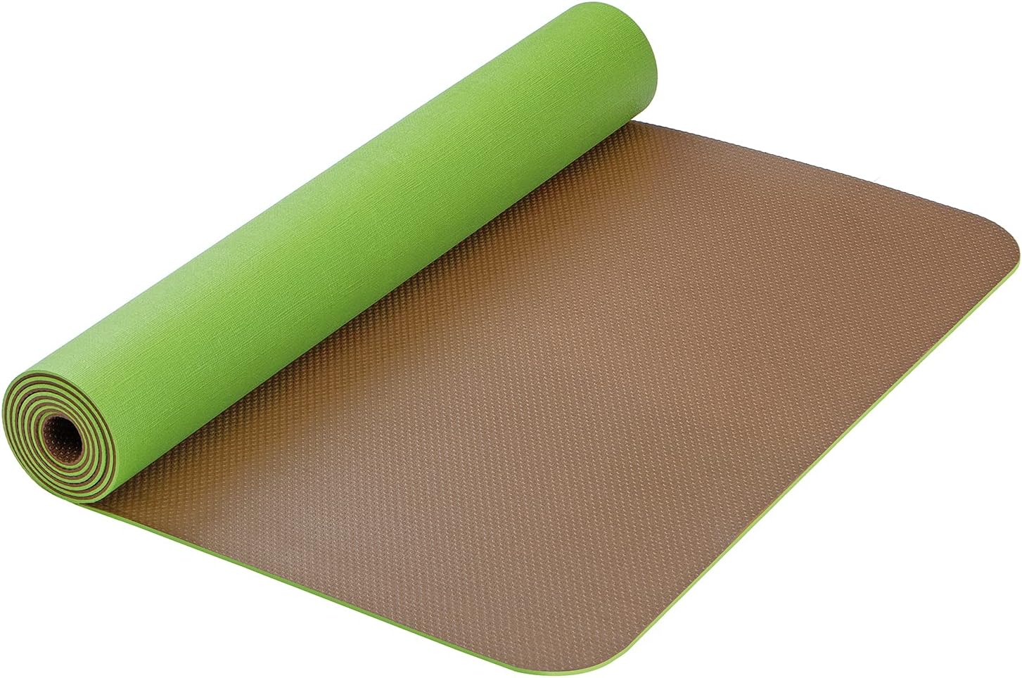 Calyana Prime Yoga Mat (Green-Brown)