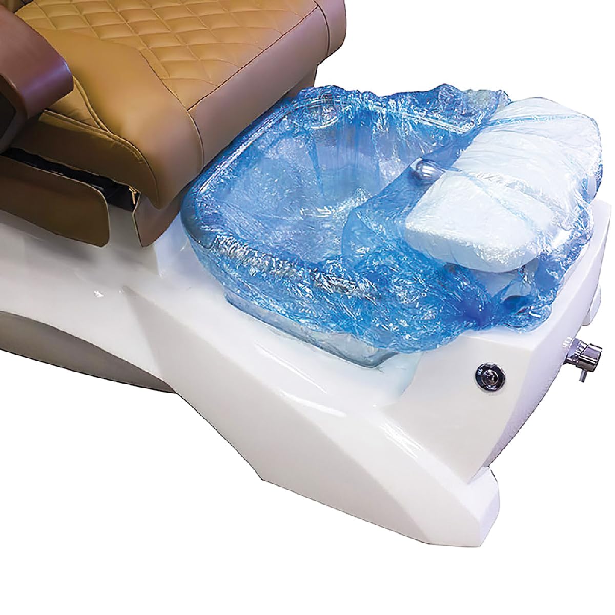 Disposable Pedicure Spa Liners 48 x 48 in, 9.5 Mic PE