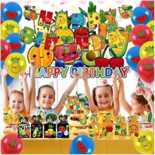 Miniatura 6 de humicide 12 cajas de regalo de frutas sensoriales de Hey Bear, suministros de fiesta de cumpleaños sensoriales de Hey Bear para decoraciones de