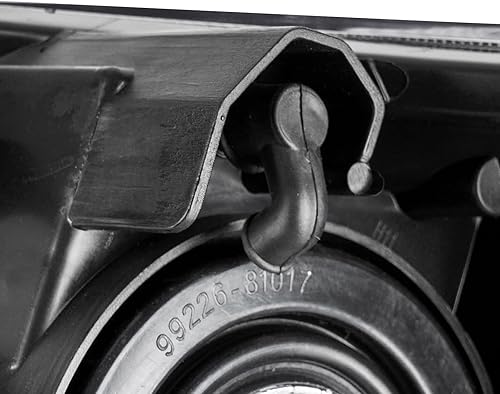 Miniatura 4 de Torchtree Conjunto de faros delanteros para Mazda3 2010-2013, lente transparente reflectante transparente, carcasa negra, conjunto de faros de