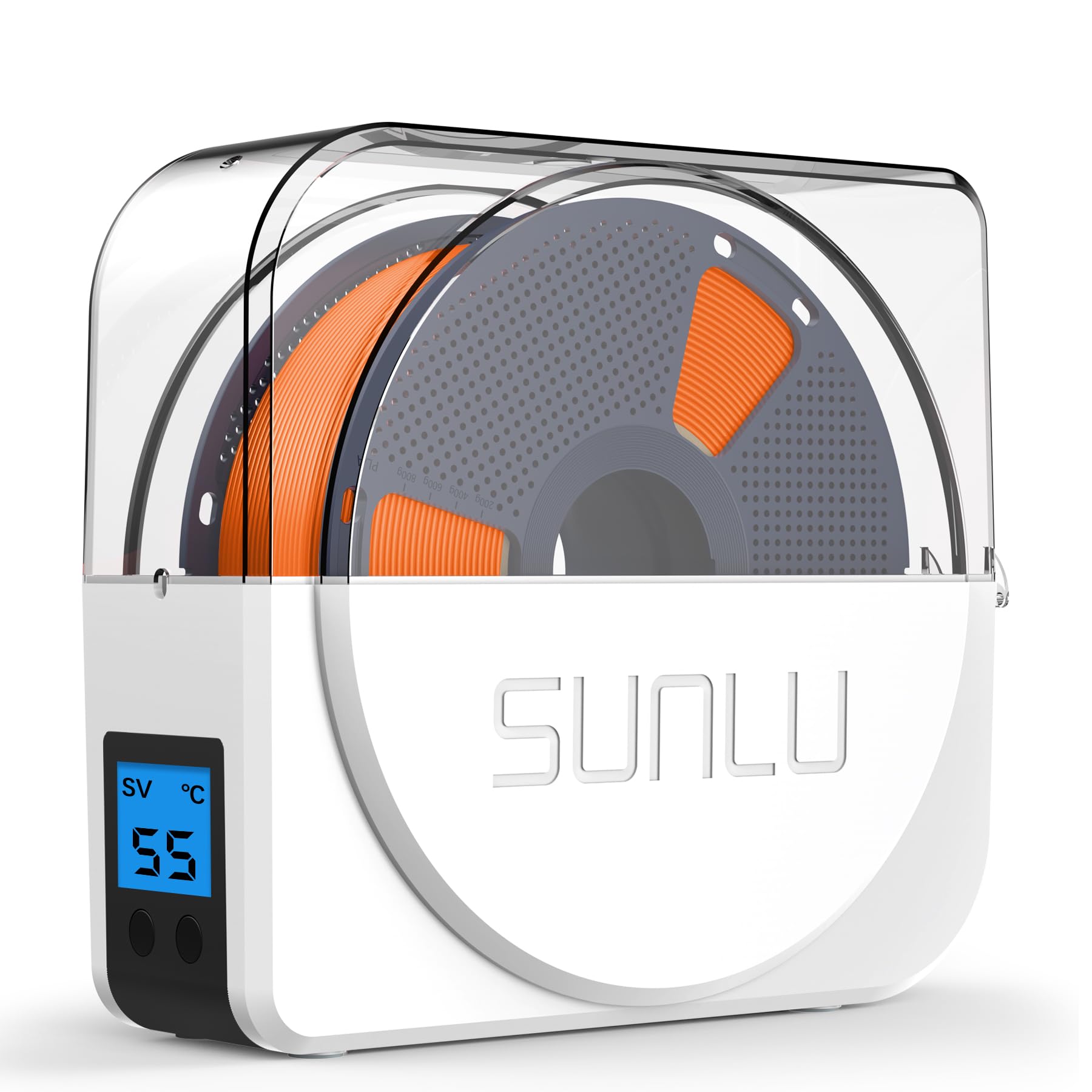 SUNLU Filament Dryer Box 2026 New Upgrade S1 Plus, White | Fan Design, Keeps 1.75 2.85 3.00mm Filament Dry, Compatible with PLA PETG ABS, Filament Storage & Dehydrator-picture-12