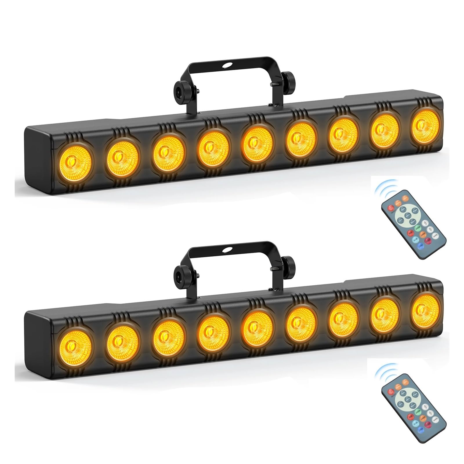 Oświetlenie Dyskotekowe 1/2/4PCS 9LEDs 4IN1 lampa ścienna, 36W RGBW światła barowe oświetlenie sceniczne efekt DJ party projekcyjne światło do dyskoteki teatralnej(2pcs)