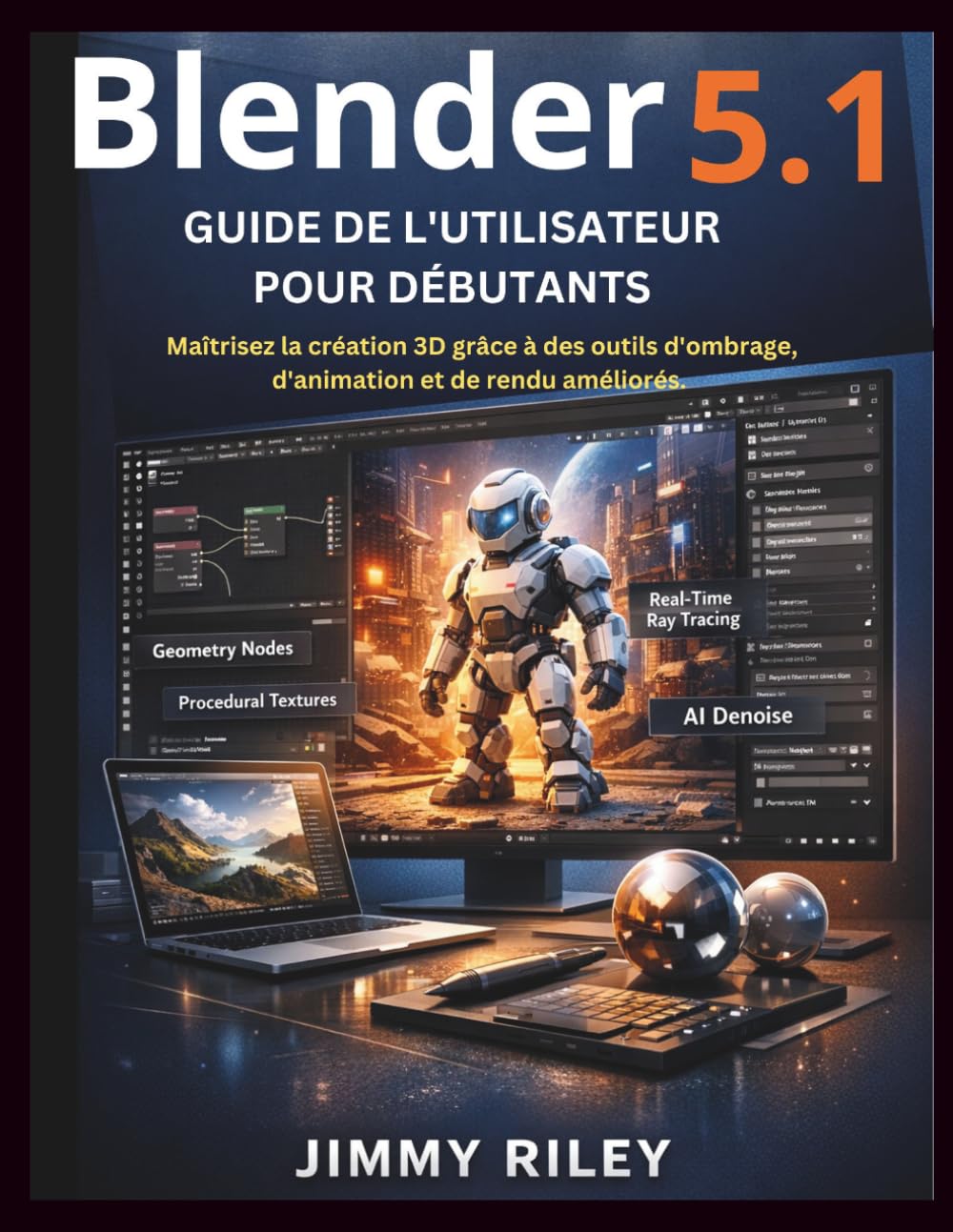 Blender 5.1 Guide de l'utilisateur pour débutants: Maîtrisez la création 3D grâce à des outils d'ombrage, d'animation et de rendu améliorés. (CADzenith Success Guides)