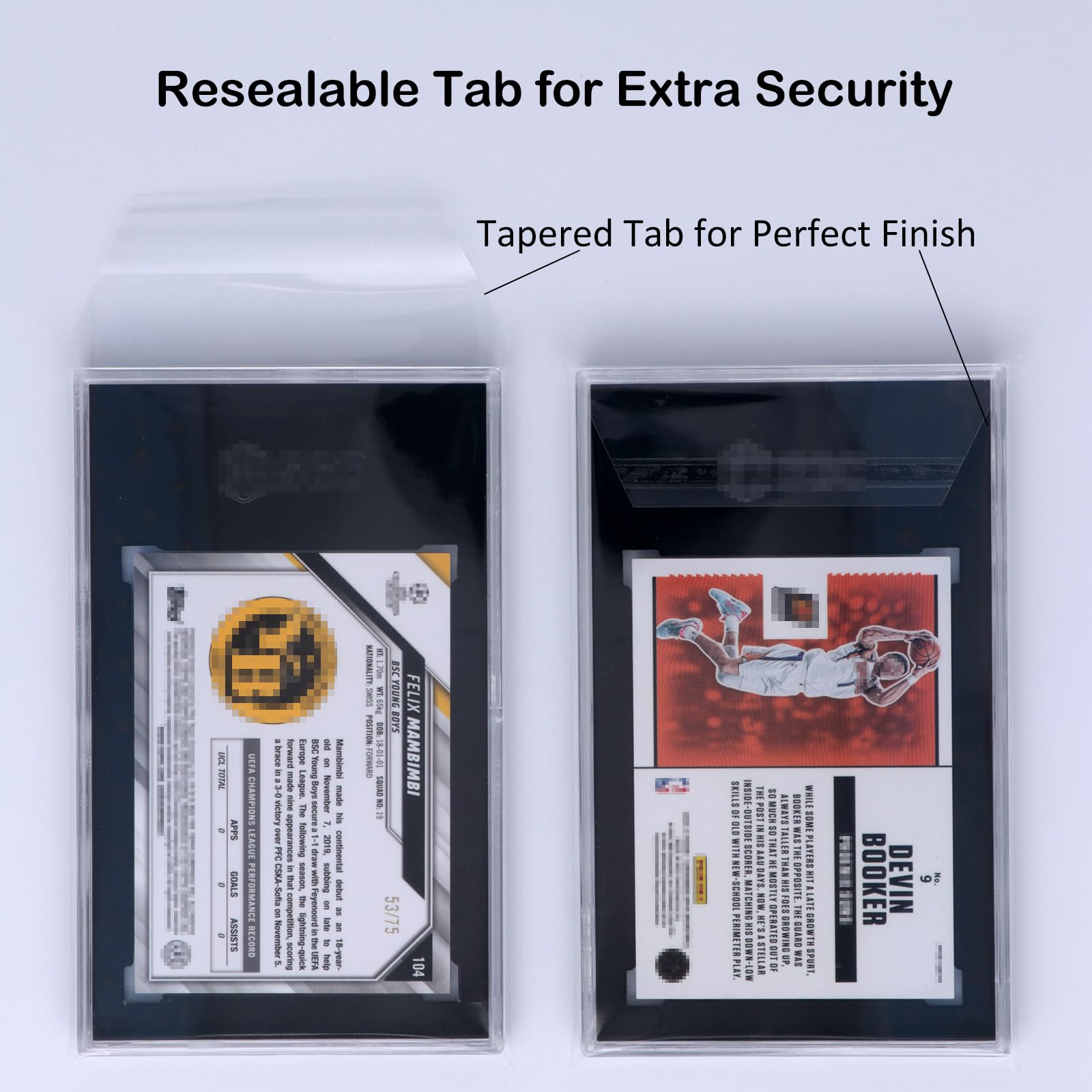 Amazon.com: Rayvol Resealable Graded Card Sleeves for SGC-Sized Slabs,  Exact Fit Sleeves for SGC-Sized Graded Slabs and Similar (90pcs) : Toys &  Games