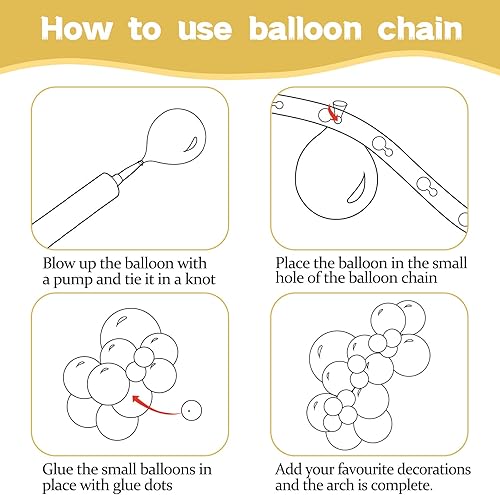 Miniatura 4 de 134 globos metálicos dorados de diferentes tamaños de 5, 10, 12, 18 pulgadas, globos de látex dorado cromado para cumpleaños, boda, baby shower.