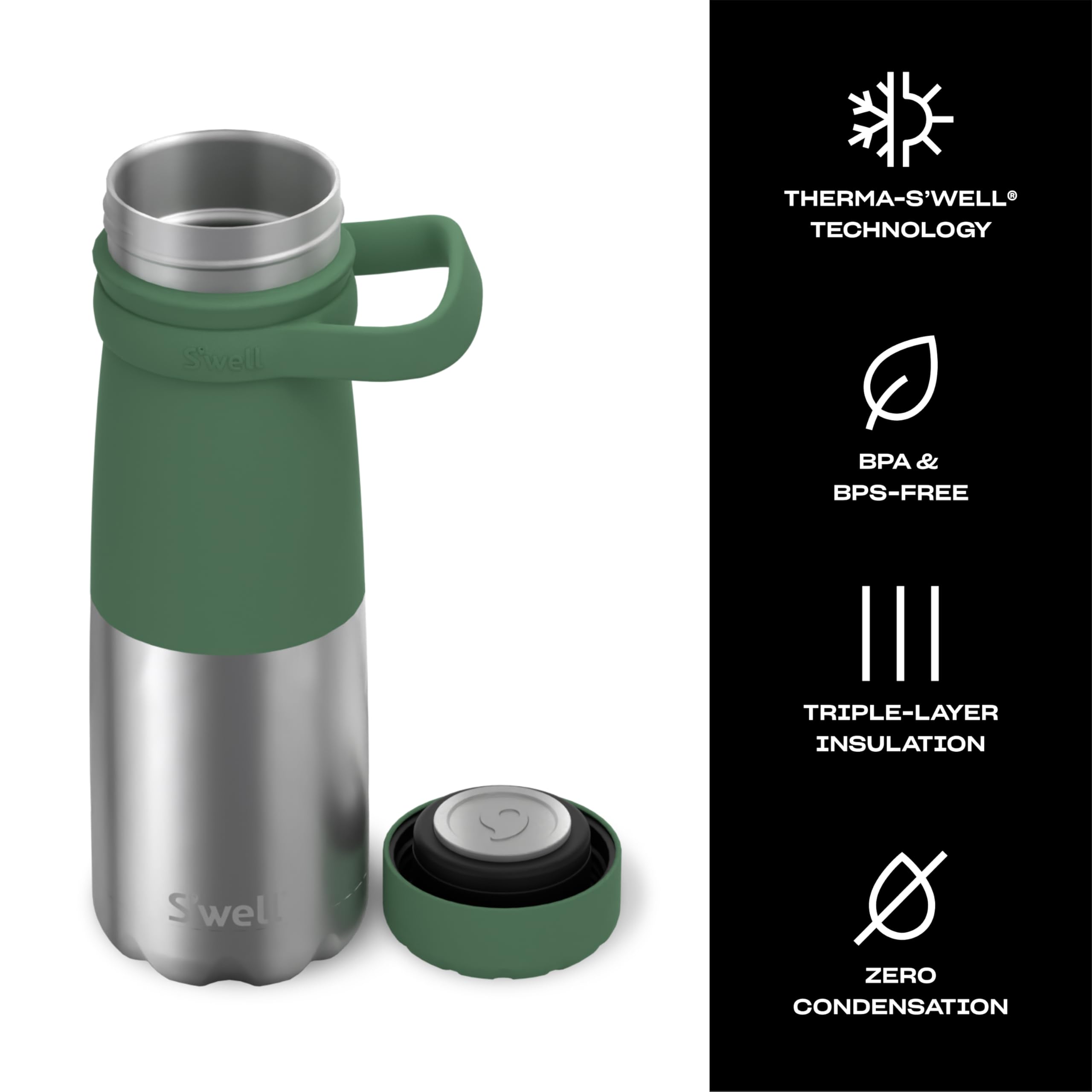 Amazon.com: S'well Stainless Steel Traveler With Handle, 24oz