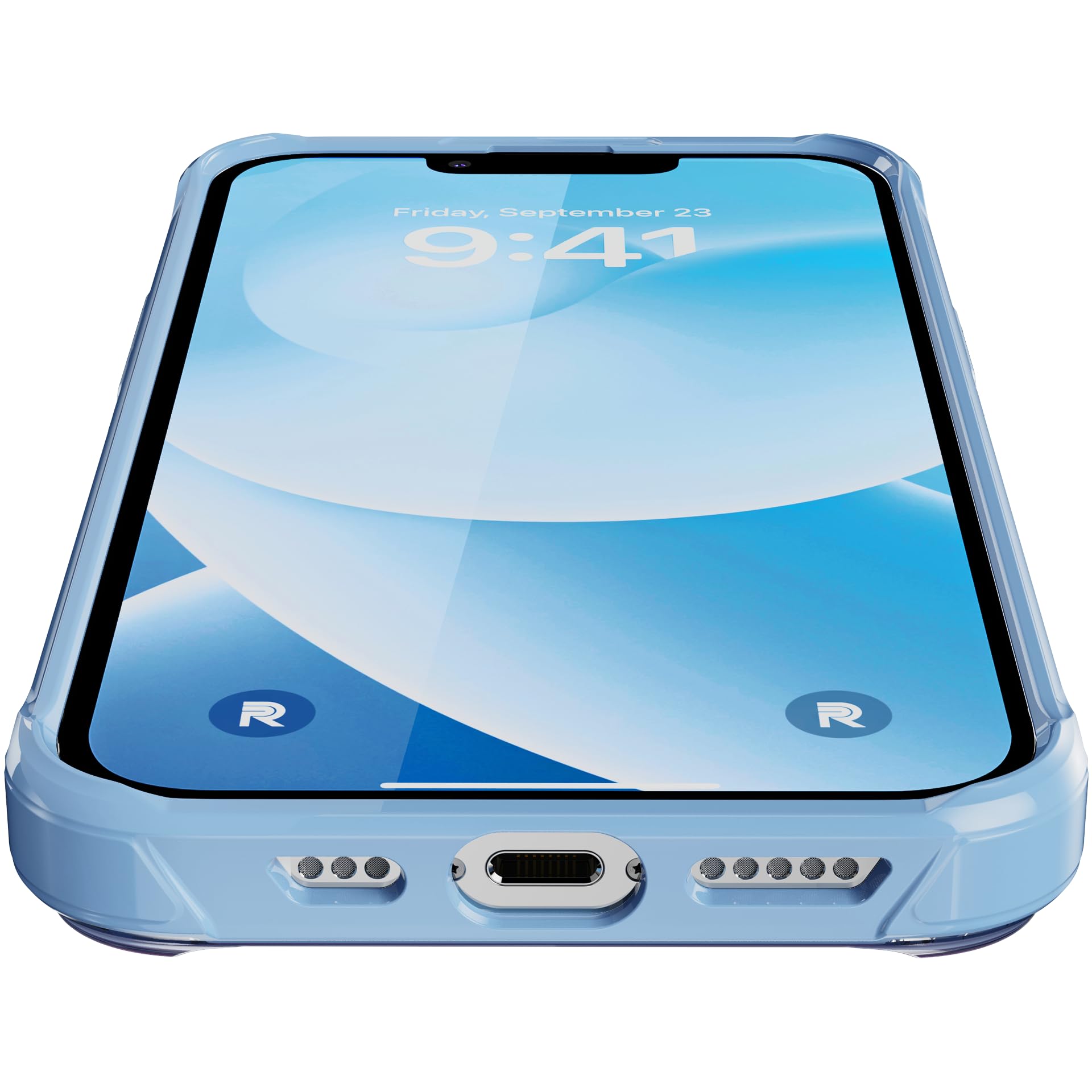 Amazon.co.jp: REBEL(レベル) クリア iPhone 13 Pro ケース [Crystal