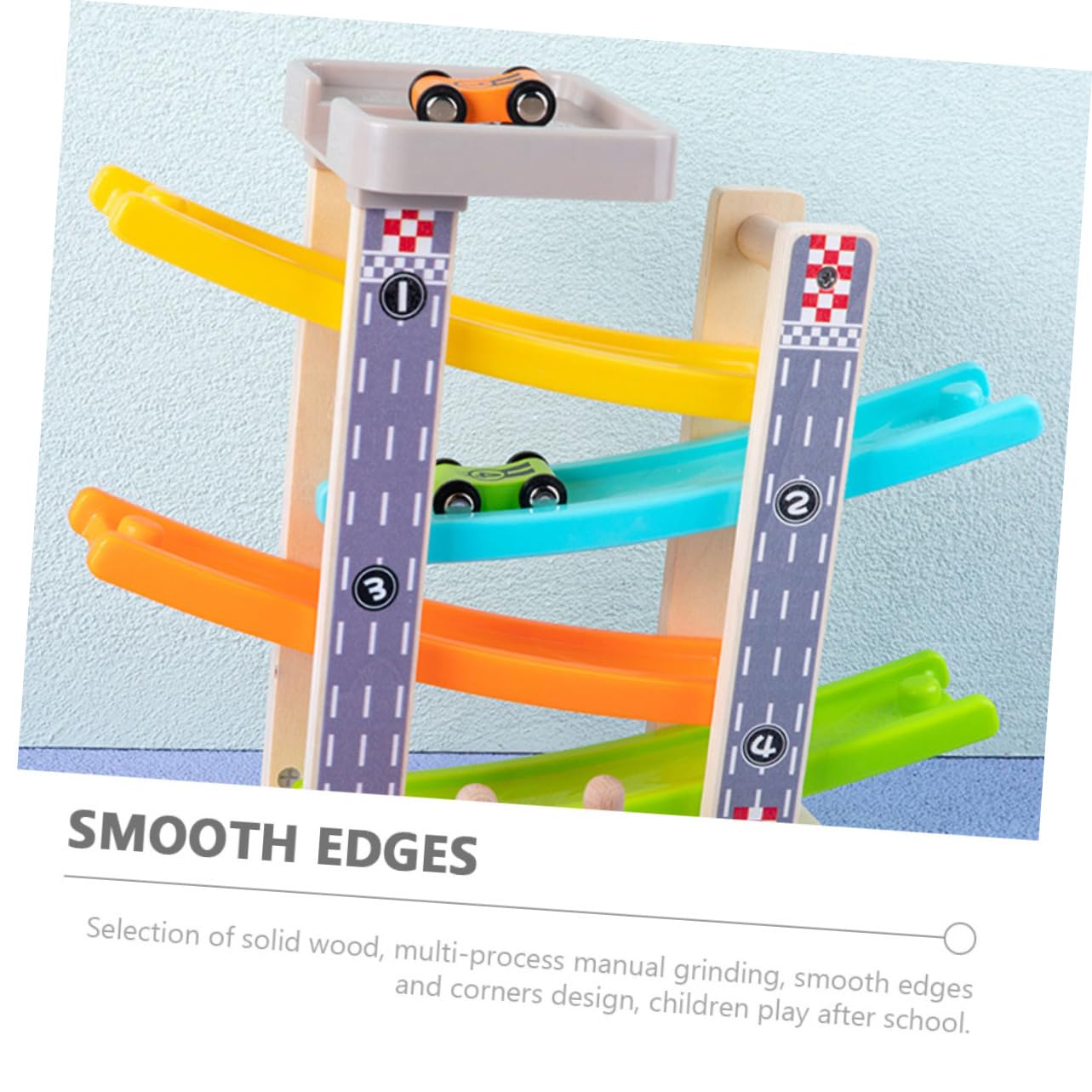 SUPVOX Multi-Layer Boys and Girls Outdoor Toys Sliding Car Track Toy Educational Race Car