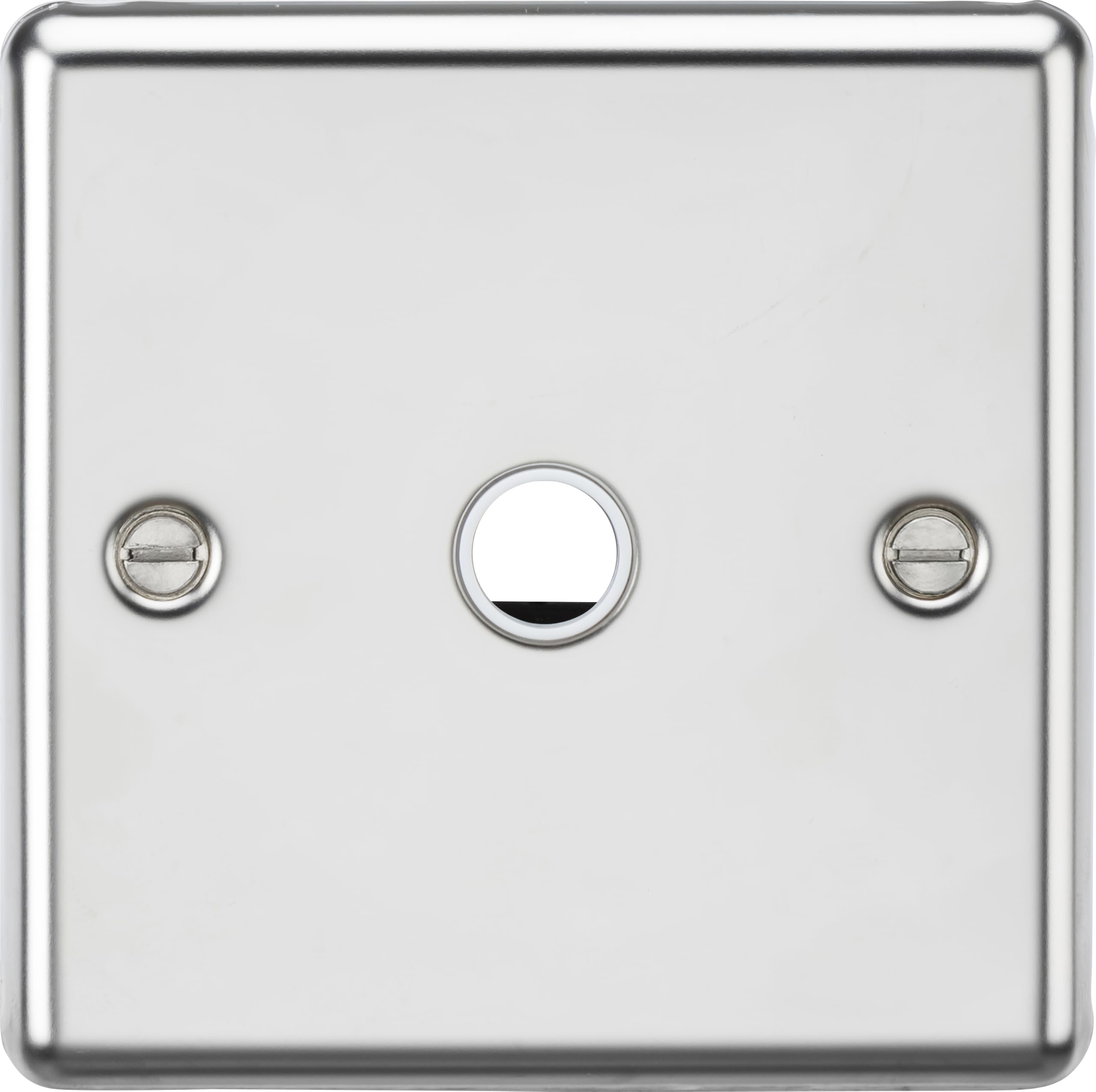 Knightsbridge 20A Flex Outlet Plate - Polished Chrome