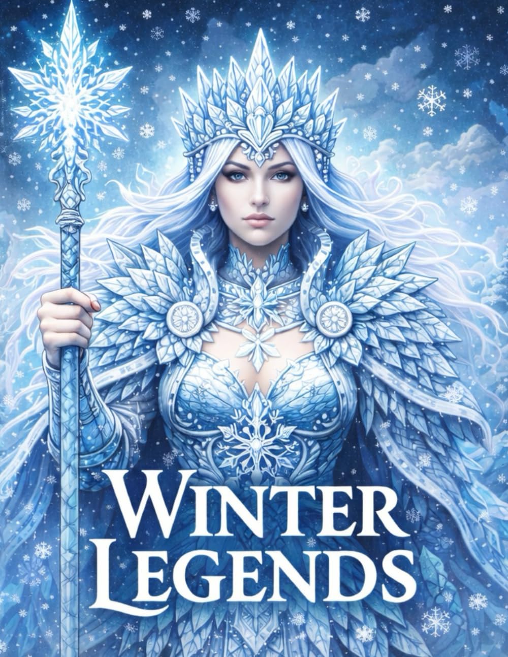 Ice Guardians: Advanced Fantasy Hockey Coloring Book for Adults