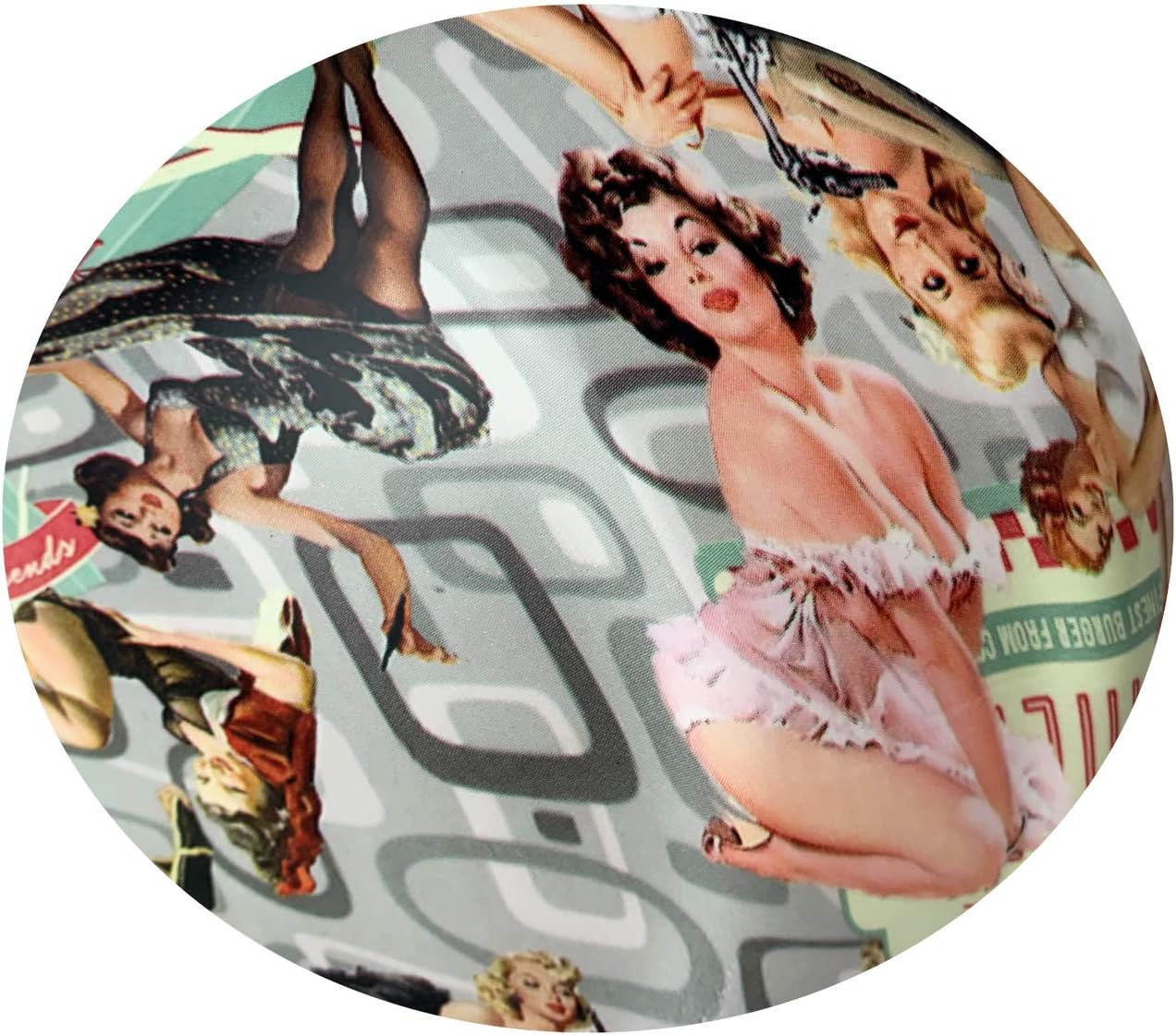 Hydrographic Full Brim Hard Hats with 6 Point Suspension - Vintage Pin Up Girls