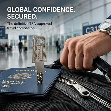 TSA006 Replacement Key for Luggage Locks, Compatible with Rimowa Suitcase, Master Key for Travel & Customs (Silver,1PCS)