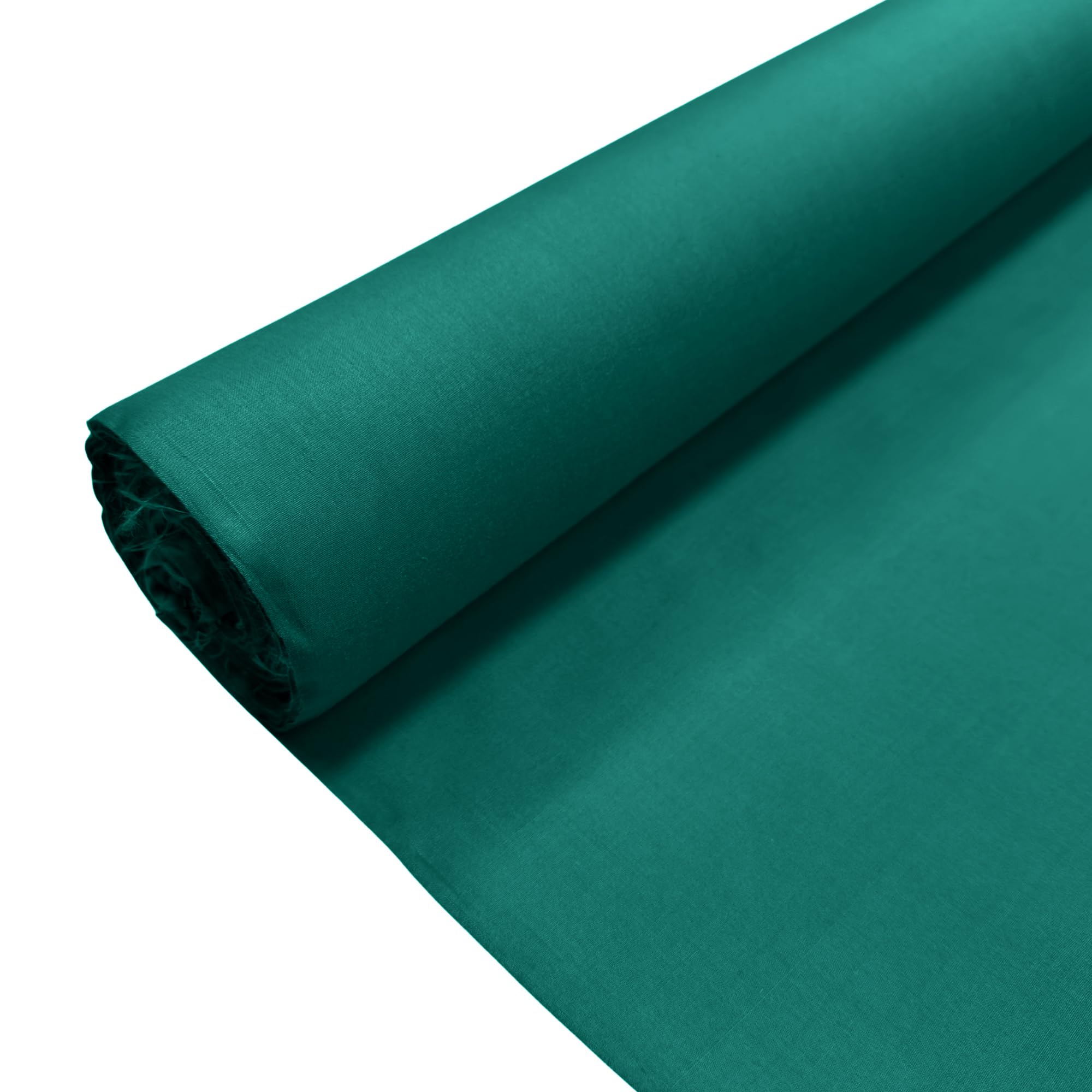 Emerald Plain Polycotton Fabric Dress Craft Poly Cotton Material | Fat Quarter (50cm x 55cm) | Soft Poly Cotton for Sewing, Dressmaking, Crafts, Bunting & Lining