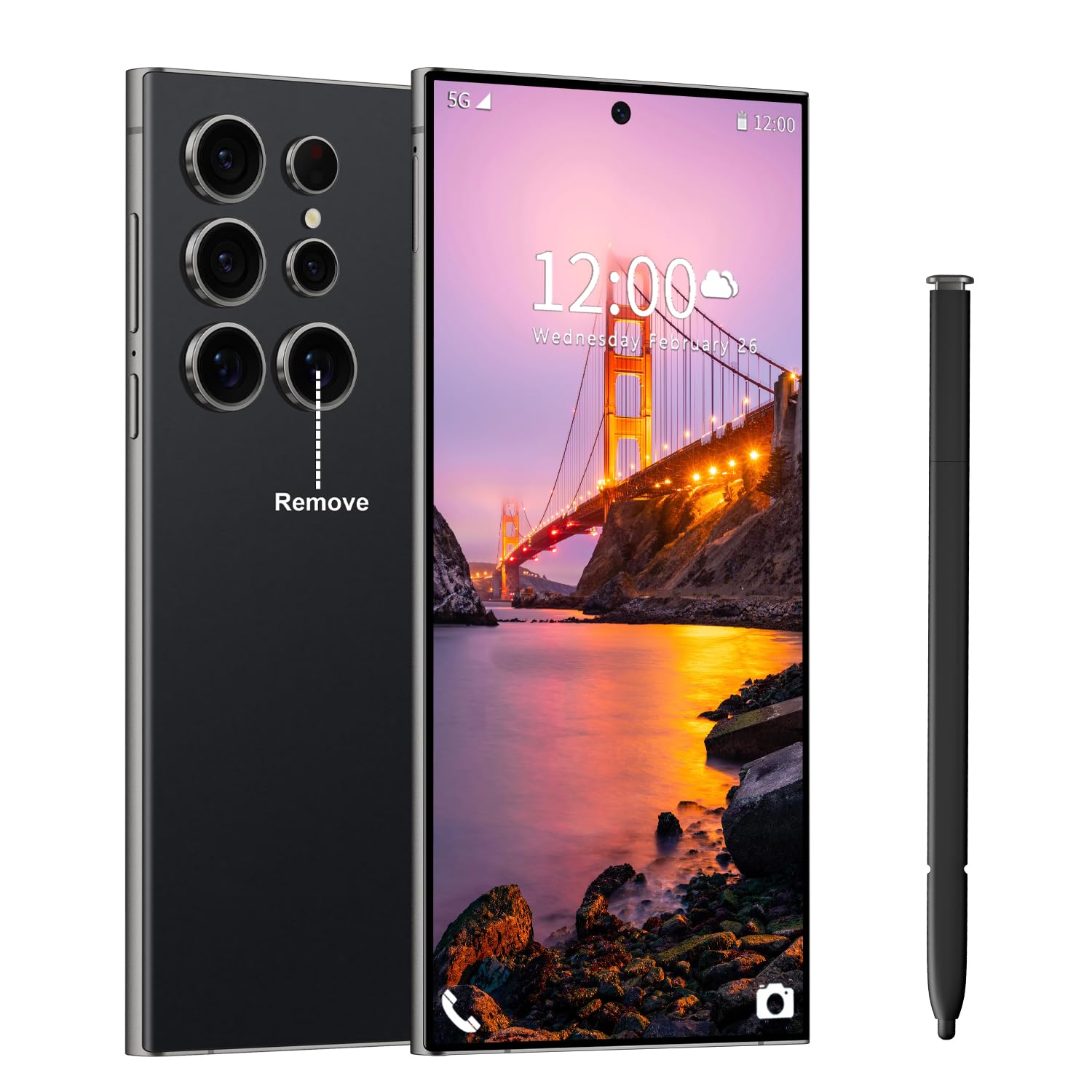 I24 Ultra Unlocked Phone,Built in Pen The Phone,Smartphone Battery 6800mAh 6.8" HD Screen…