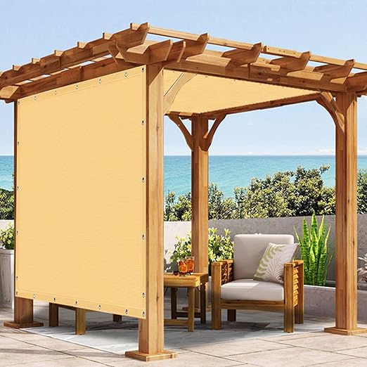 LOVE STORY 10x20 FT Outdoor Sun Shade Cloth with Grommets