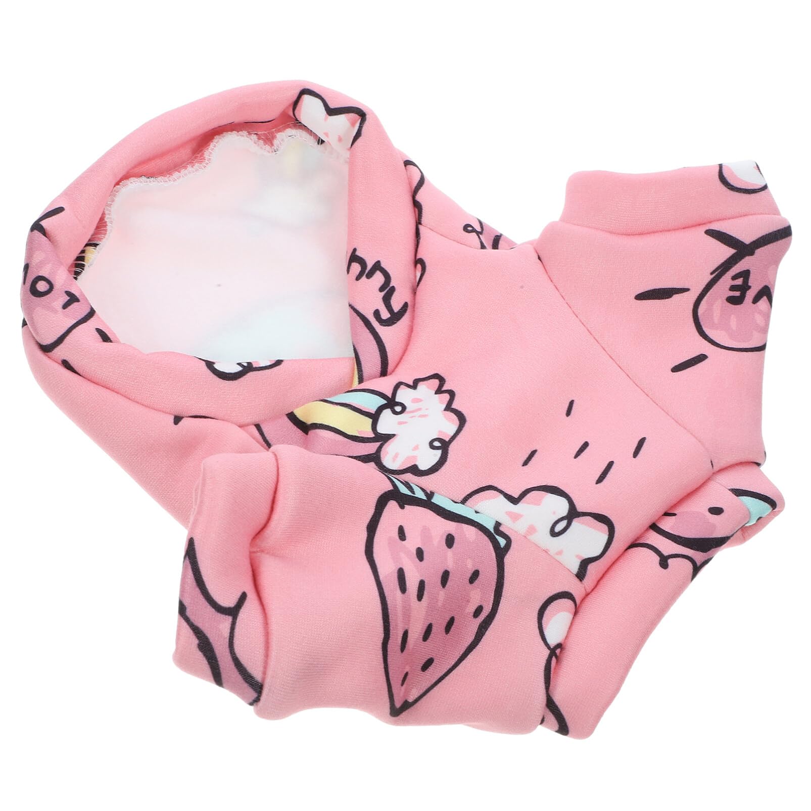 SUPVOXSUPVOX Dog Cat Clothes Outfit Coat Sweater Milk Cows Cartoon Costume Soft Warm Pet Hoodie Winter Party Dress Up Clothes Jumpsuit Apparel for Puppy Xs