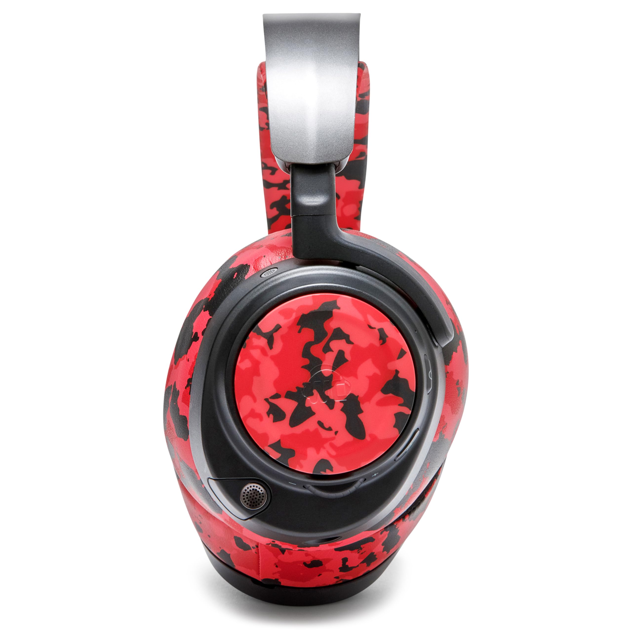 WC Side Plates for Arctis Nova Headsets, by Wicked Cushions | Compatible avec Arctis Nova Pro sans Fil/Pro Filaire/Nova Elite/Nova 7/7X/7P | Red Camo