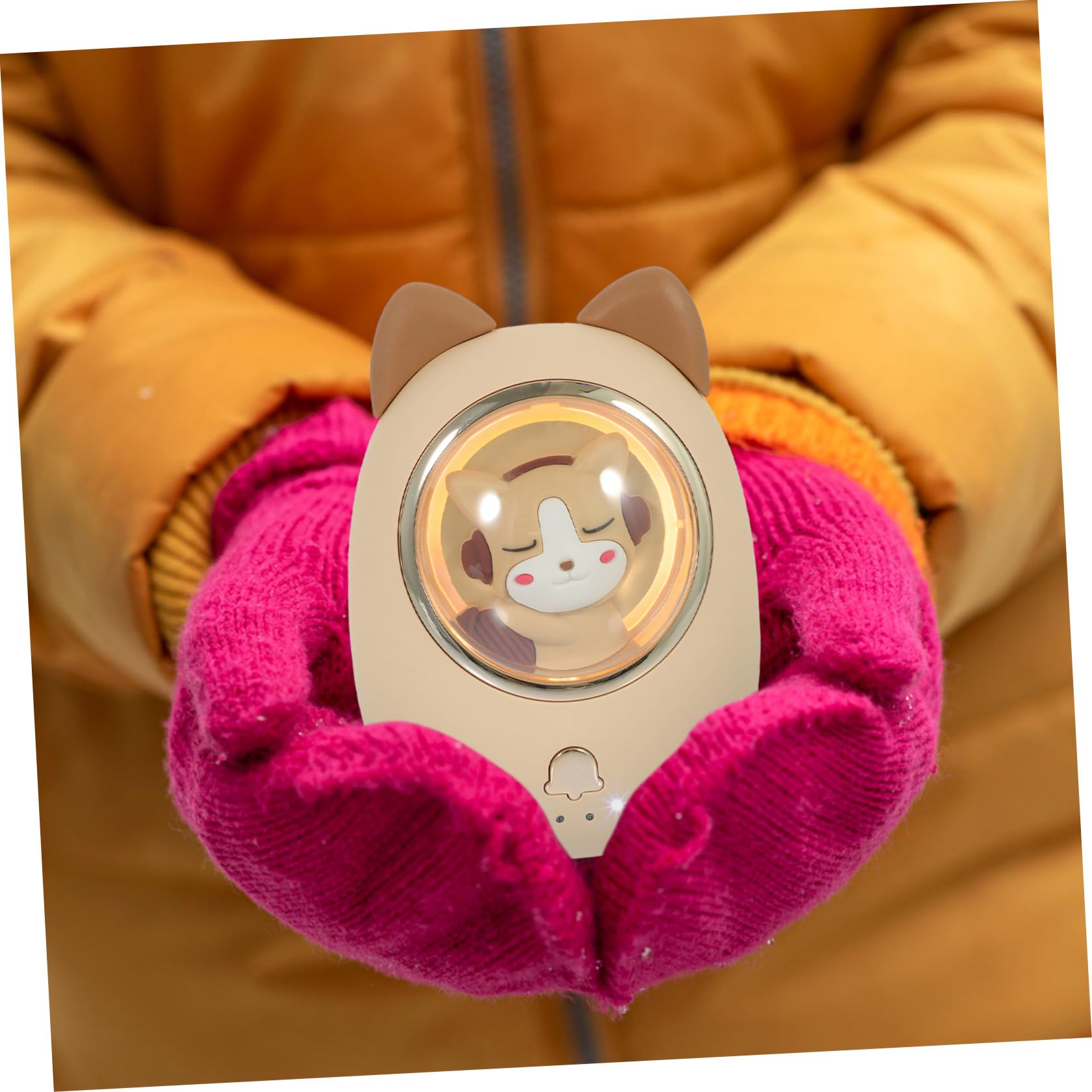 BESPORTBLE Calentador de Manos Recargable con Diseño de Personajes de Dibujos Animados USB Calentador de Manos Portátil para Invierno Eléctrico Adorable para Niñas