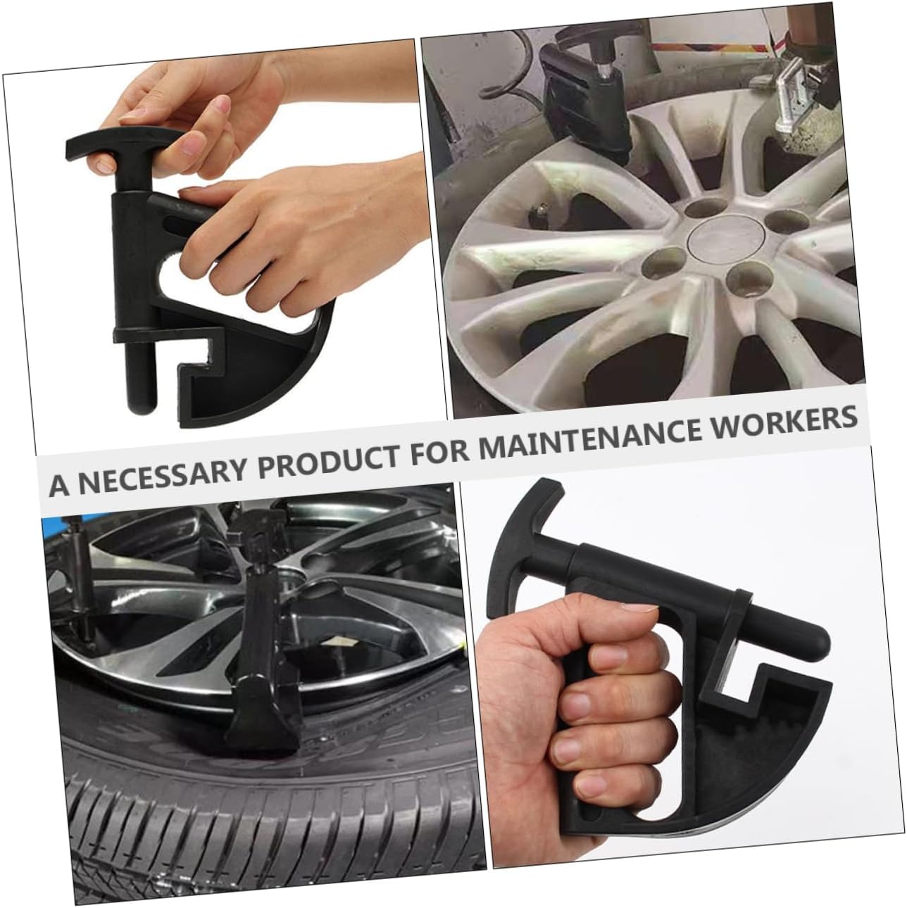 VALICLUD 2Pcs Tire Changer Bead Clamps Lightweight Wheel Changing Drop Center Tools for Easy Tire Removal Durable Material for Use