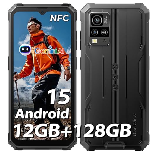 Blackview Android 13 Tablette 10 Pouces Dual 4G LTE+5G WiFi Tablette 8Go RAM +128Go ROM (2To TF) Tablette Tactile avec Processeur Octa-Core Certifié GMS/7680mAh/13MP+8MP/GPS/OTG/2 en 1 Tablette(2023)