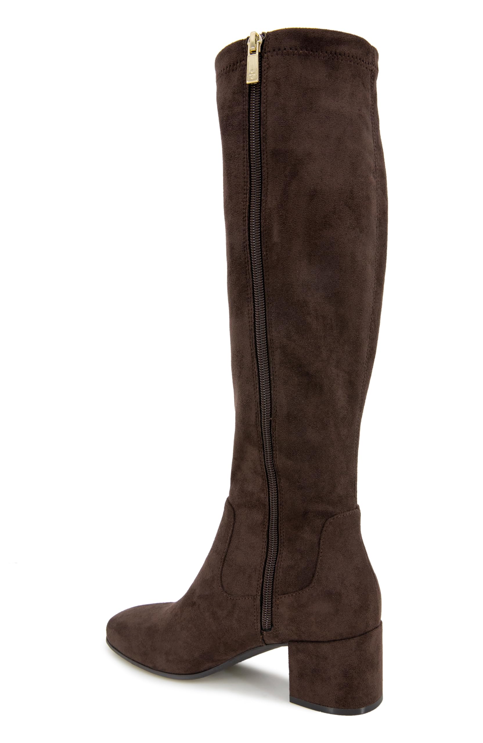 Kenneth Cole REACTION Damen Rida Stretch Boot Wide Calf, Schokolade, 35 EU