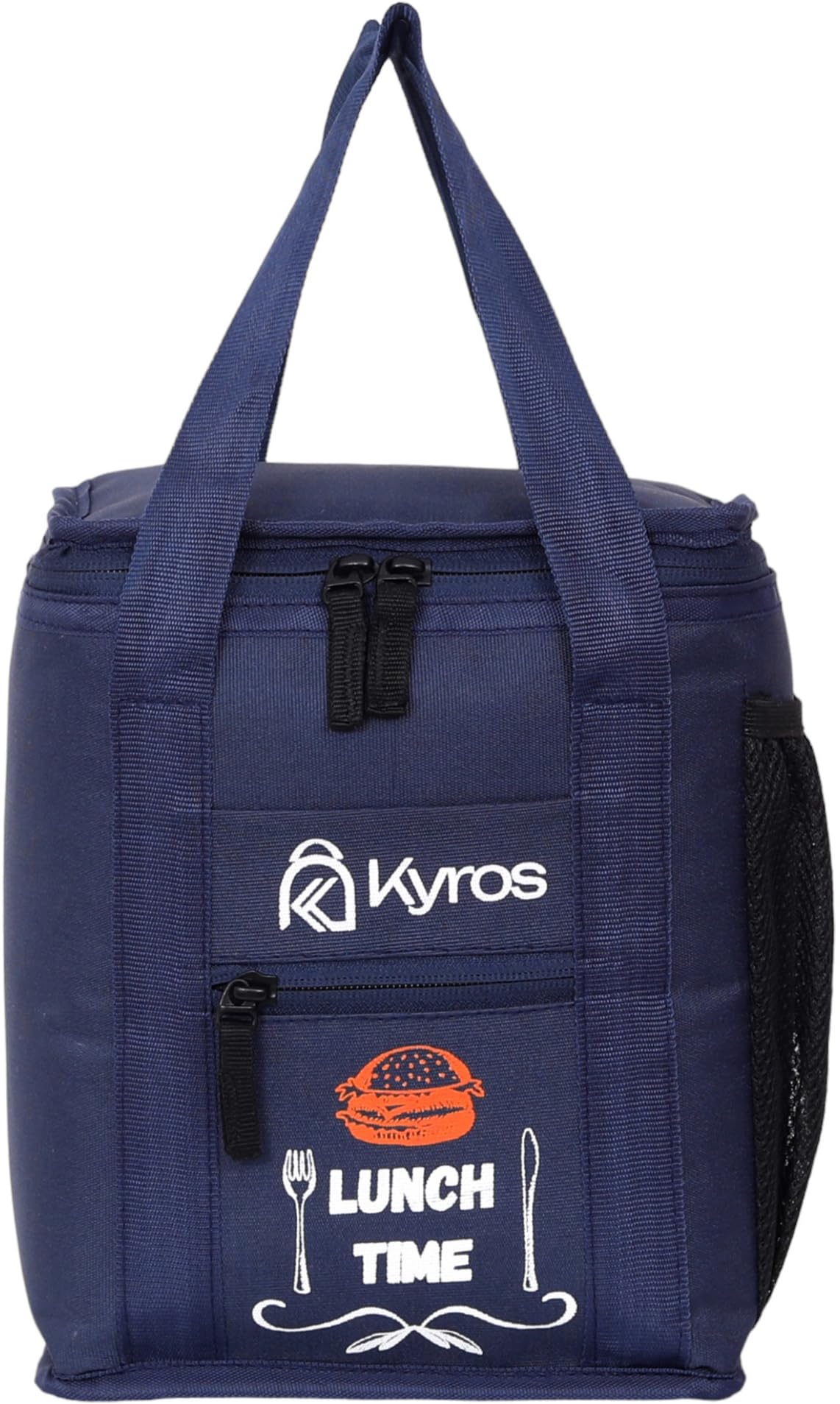 K_Y Office Tiffin Bag for All Men Women Boys & Girls Stylish lunchbag Handbag Waterproof Lunch Bag (Blue, 10 L) (B0CXSS6SHH) Amazon Price History, Amazon Price Tracker