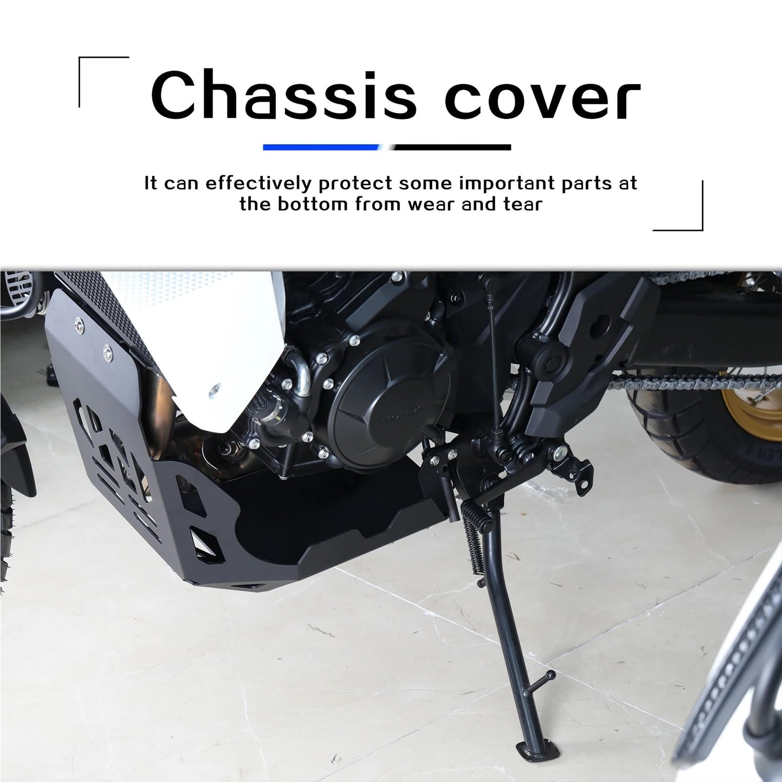 Telaio del corpo Kit Copertura di protezione del motore della motocicletta, piastra paramotore in acciaio al carbonio spessa adatta per Honda XL750 NATO SALP 2024 2023