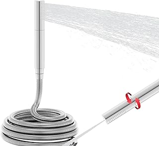 AYIVG Chrome Finish Round Brass 2 In 1 Function High Pressure Handheld Shower Head Sprayer Hand Shower Wand with 59 Inch Hose For Bathroom Shower System