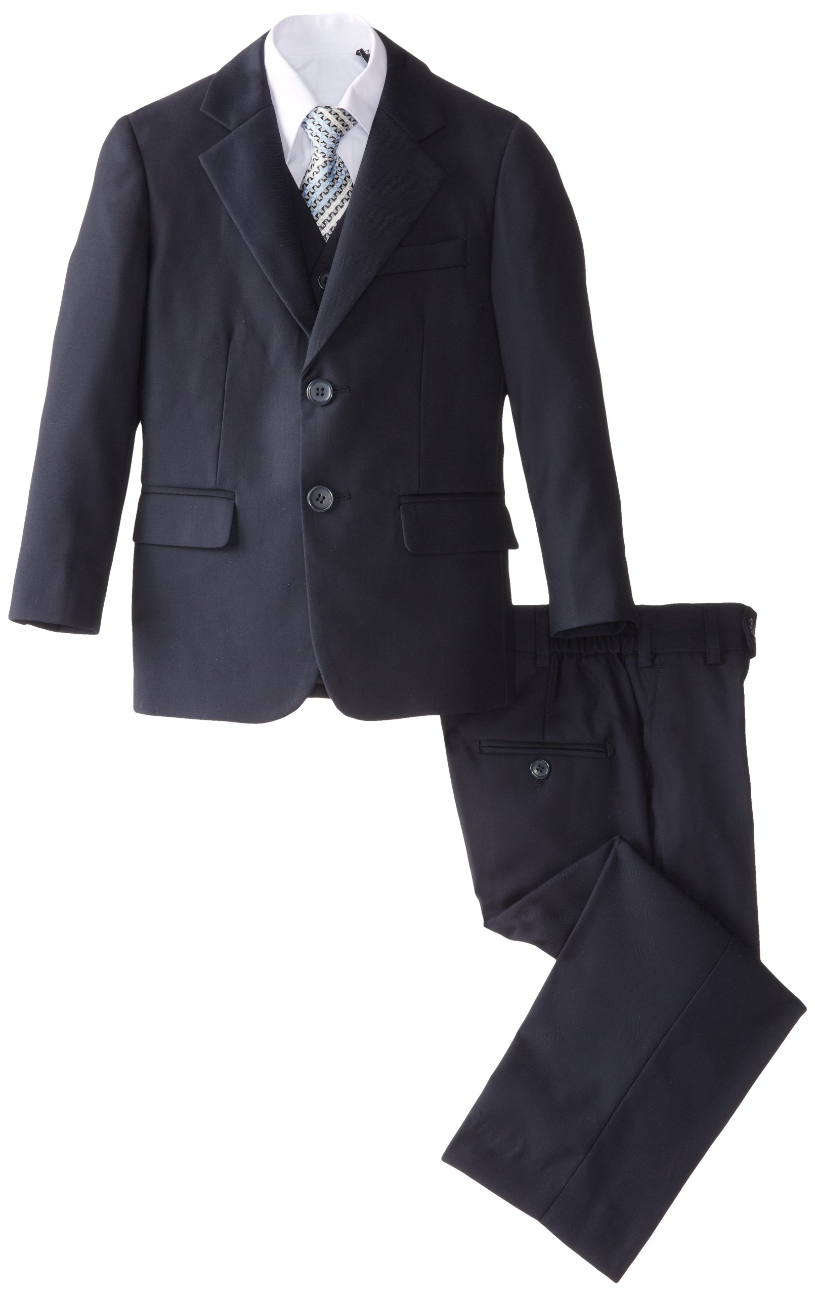 Joey Couture Little Boys' Solid 5 Piece Set Tie Design Varies