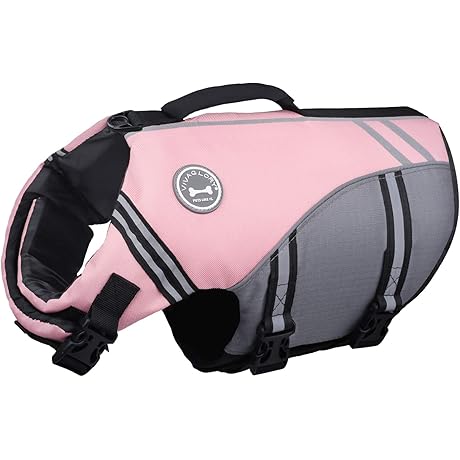 VIVAGLORY Dog Life Jacket: Safety and Style for Bulldog Adventures