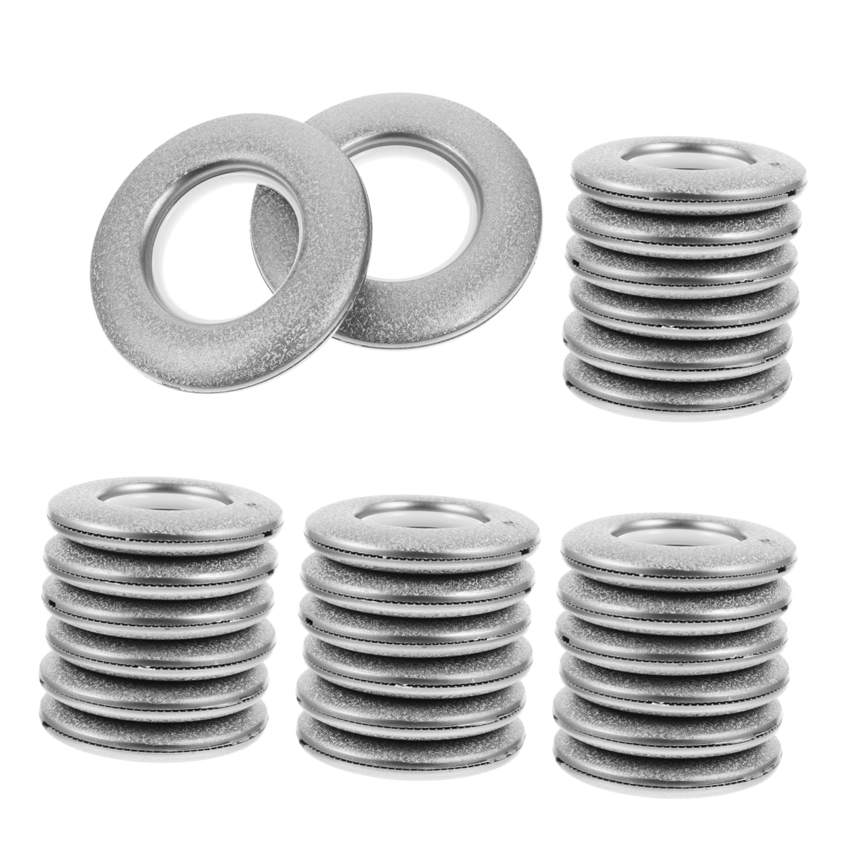 Anillos de cortina plásticos RORPOIR pack de 80 unidades autoblocantes para el hogar
