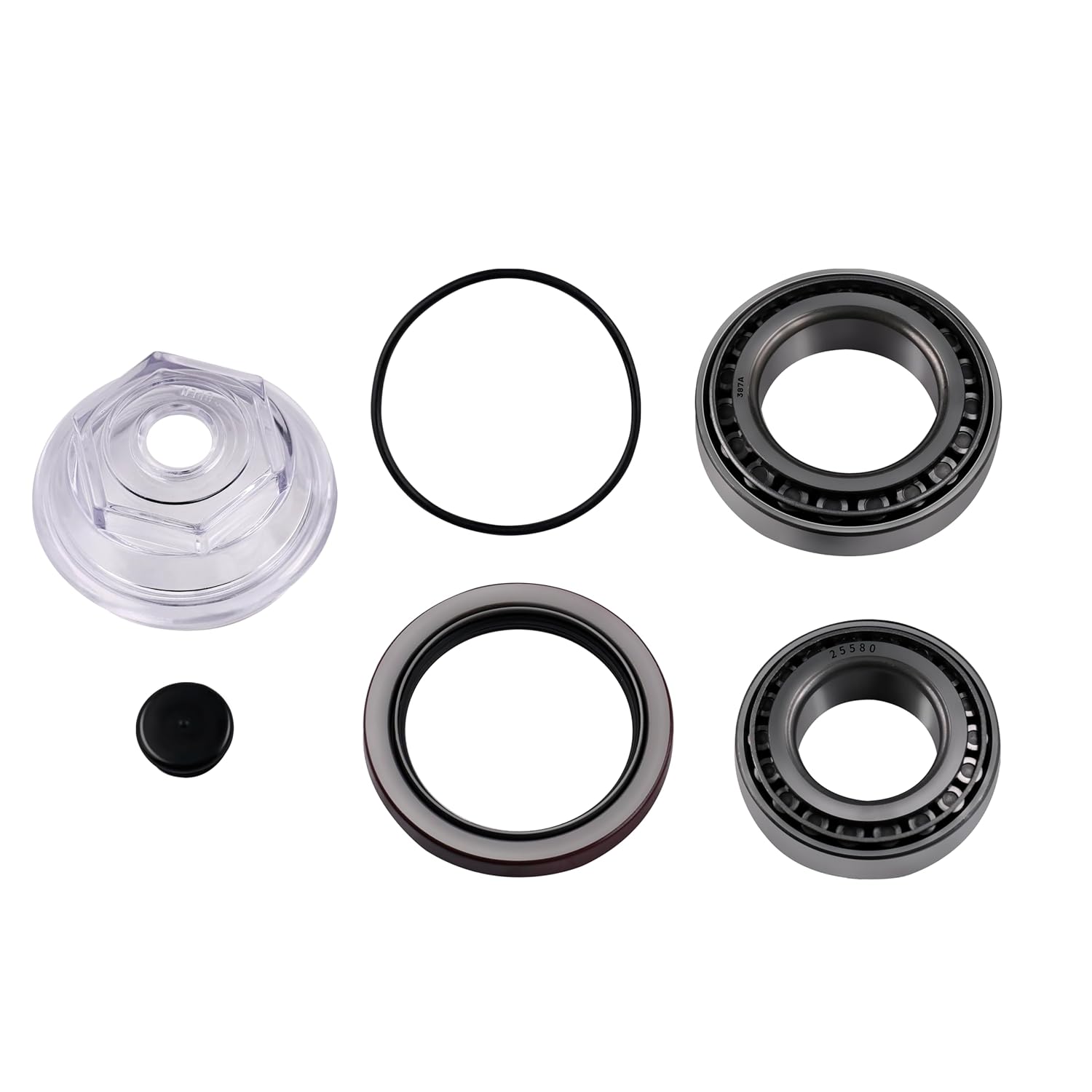 Trailer Bearing Kit Compatible with Dexter 10K GD Axles After 2009 (Dexter Axle # D100G), Fits for Oil Bath Axles,Used with Drum 9-123, 430, 8-415 Series,12-1/4" x 3-3/8" Hub Drum Assembly