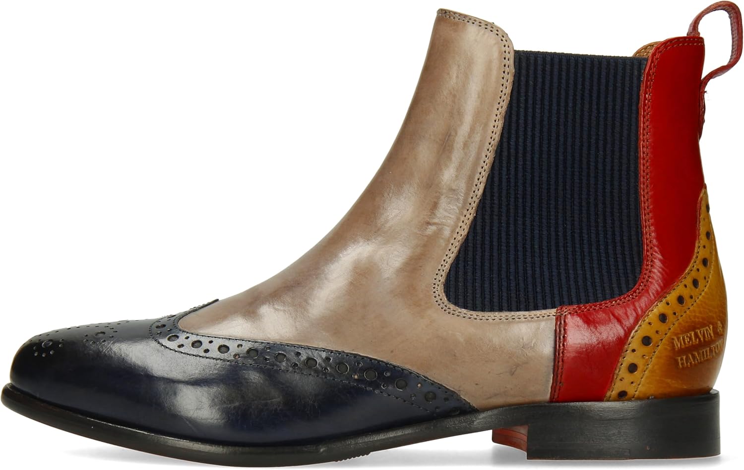 Melvin & Hamilton Selina 29 Enkellaarsjes voor dames, blauw, 41 EU Breed : Melvin & Hamilton