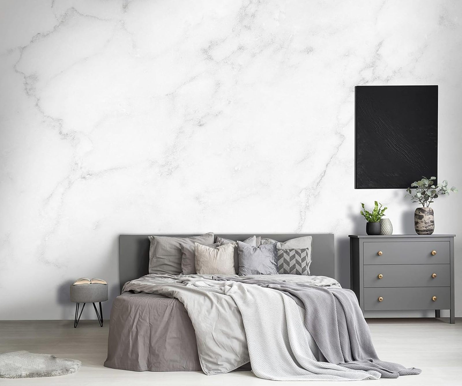 Kfjhgbdshhj 3D Mural Photo Mural-Wallpaper Marble - For Living Room Bedroom - 3D Effect - Stone,350Cmx256cm Poster - Wall Sticker - Frameless Picture