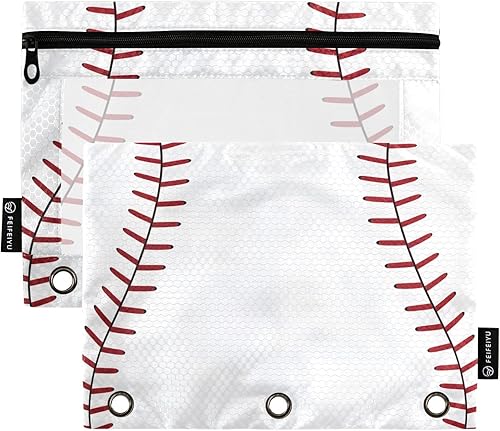 Vista 109 de ALAZA Estuche para lápices para carpeta de 3 anillas, carpetas con estampado de vacas, bolsas para lápices con ventana transparente con cremallera