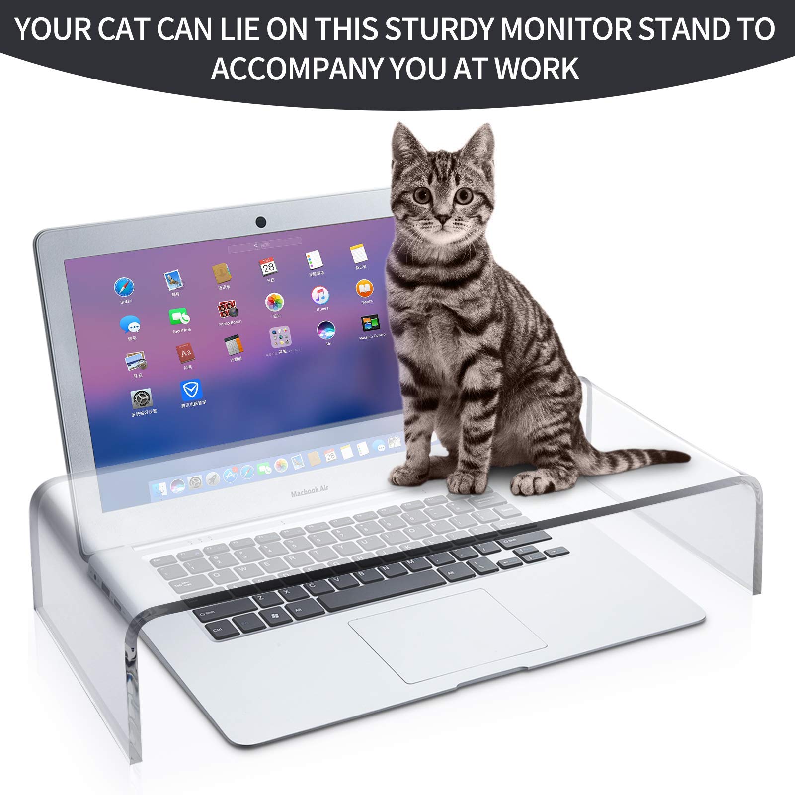 PMMAMonitor Stand, Acrylic Monitor Stand, Computer Monitor Stand